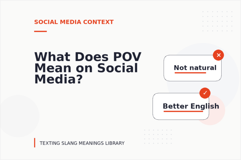 What Does POV Mean on Social Media?