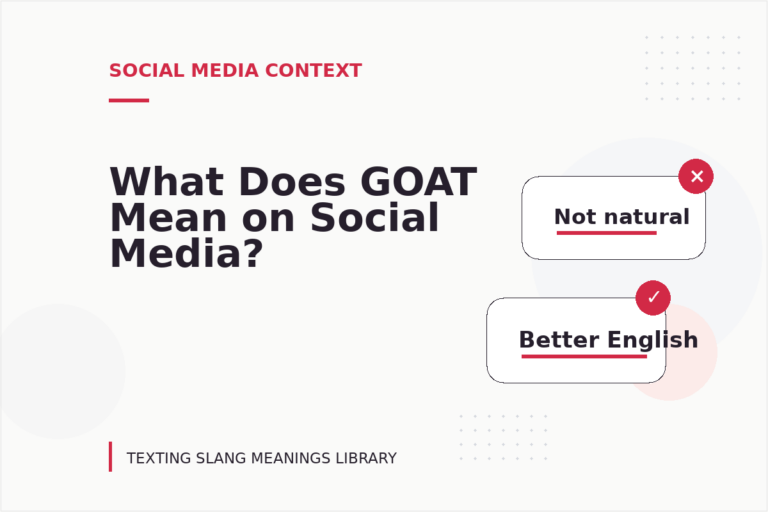 What Does GOAT Mean on Social Media?