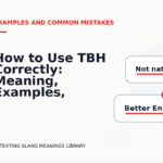 How to Use TBH Correctly: Meaning, Examples, and Mistakes